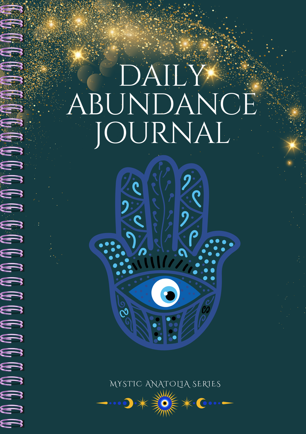 Mystic Manifestation Journal for Women – 30-Day Guided Planner for Abundance, Gratitude & Positive Mindset | Instant Digital Download