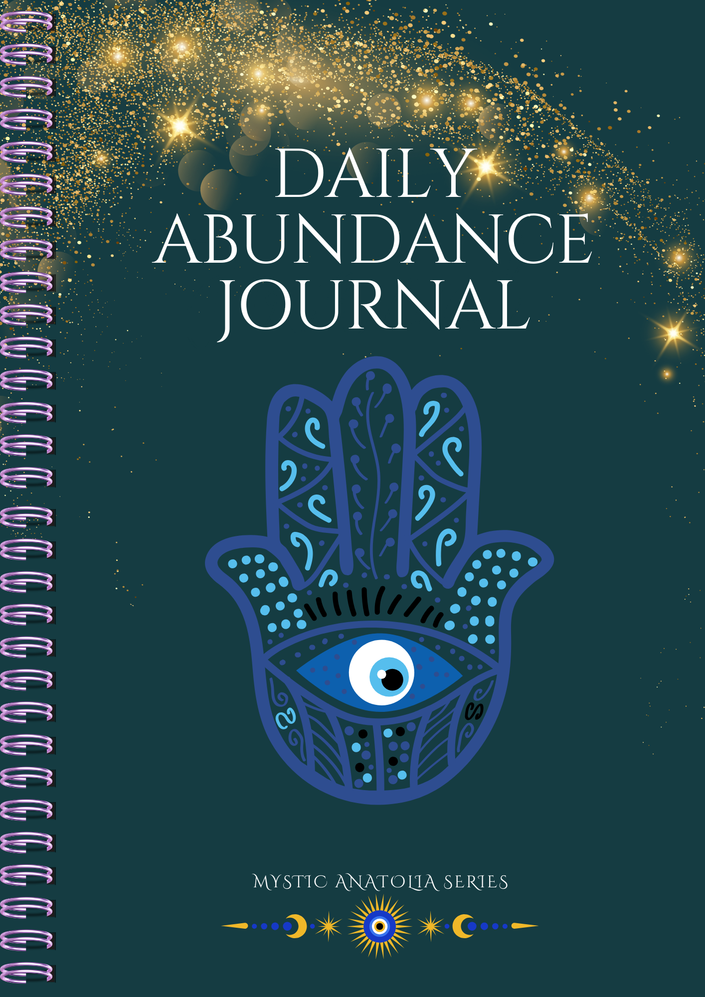 Mystic Manifestation Journal for Women – 30-Day Guided Planner for Abundance, Gratitude & Positive Mindset | Instant Digital Download