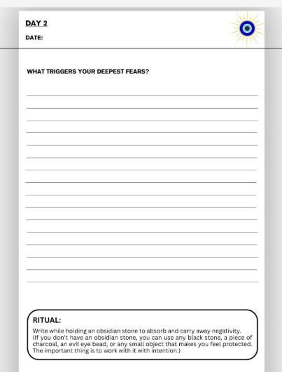 Shadow Work Journal – 30 Day Guided Prompts and Rituals | Printable Self-Discovery and Healing PDF | Spiritual Shadow Work Workbook