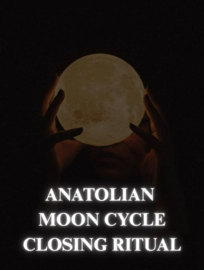 Shadow Moon Phase Bundle – 8 Dark Lunar Posters + Anatolian Ritual Guide | Printable Spiritual Decor PDF