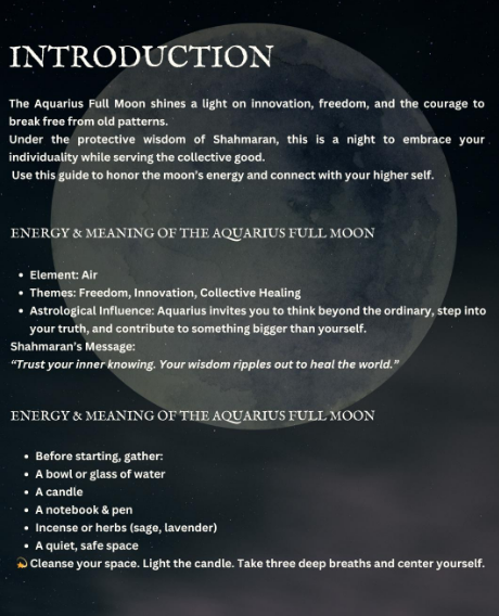 Mystic Shahmaran Moon Phases Kit – Full Moon Ritual Guide, Retrograde Journal & Coloring Pages | Instant Download