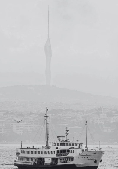 Istanbul Ferry View Poster Set + Free Black & White Photography Prints | Digital Wall Art Download