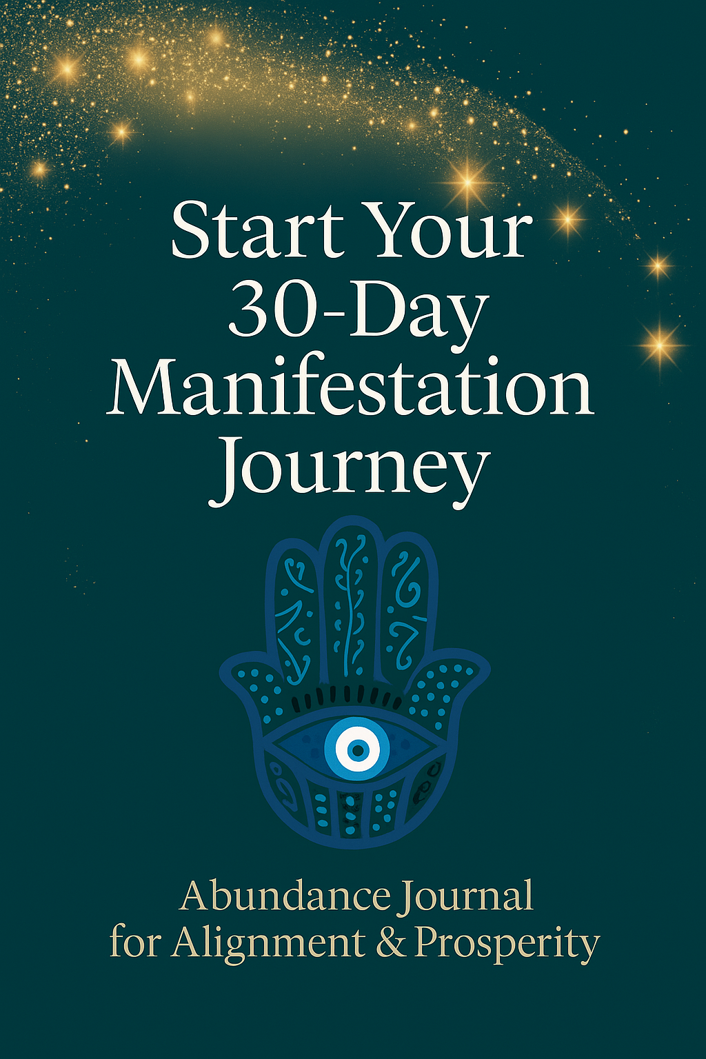 Mystic Manifestation Journal for Women – 30-Day Guided Planner for Abundance, Gratitude & Positive Mindset | Instant Digital Download