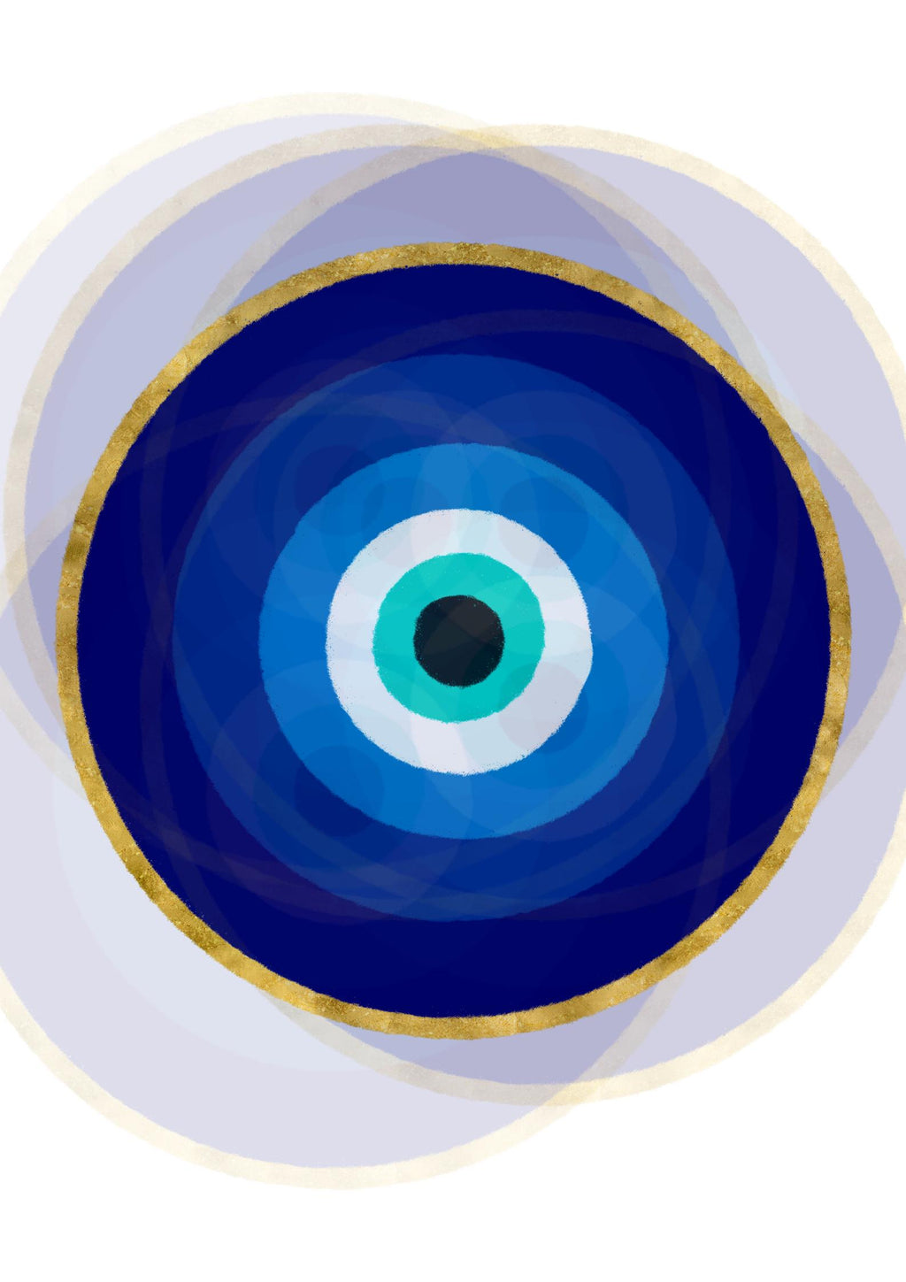 Mystic Evil Eye Wall Art Bundle – Printable Nazar Protection Posters | Boho Spiritual Gallery Set