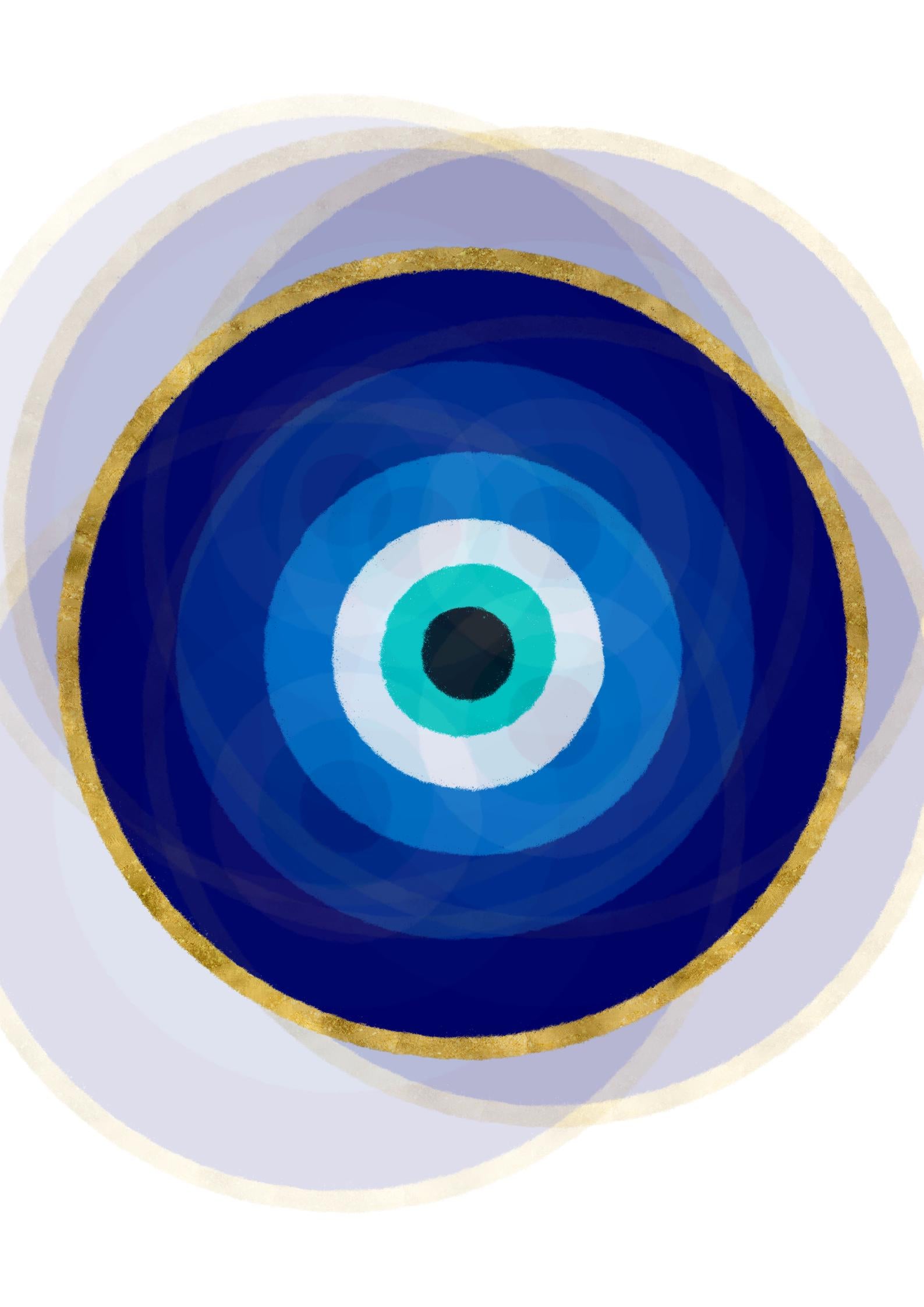 Mystic Evil Eye Wall Art Bundle – Printable Nazar Protection Posters | Boho Spiritual Gallery Set