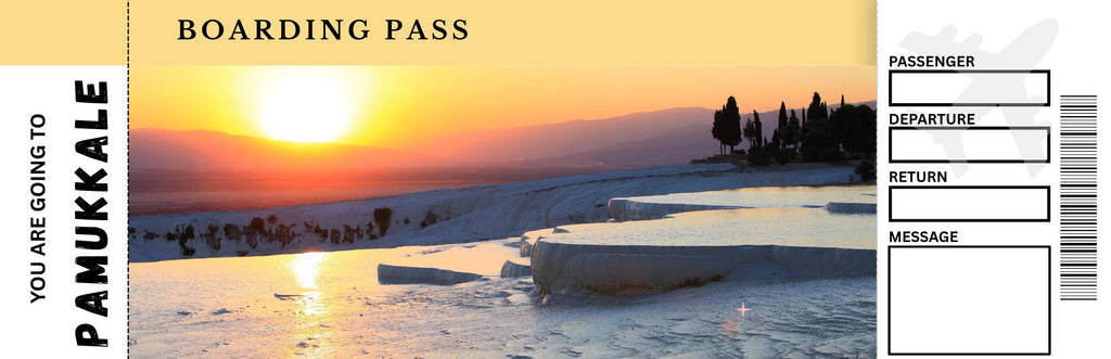 Editable Surprise Travel Ticket – Printable Boarding Pass Gift for Turkey (Istanbul, Cappadocia, Antalya, Ankara) – Instant PDF Download