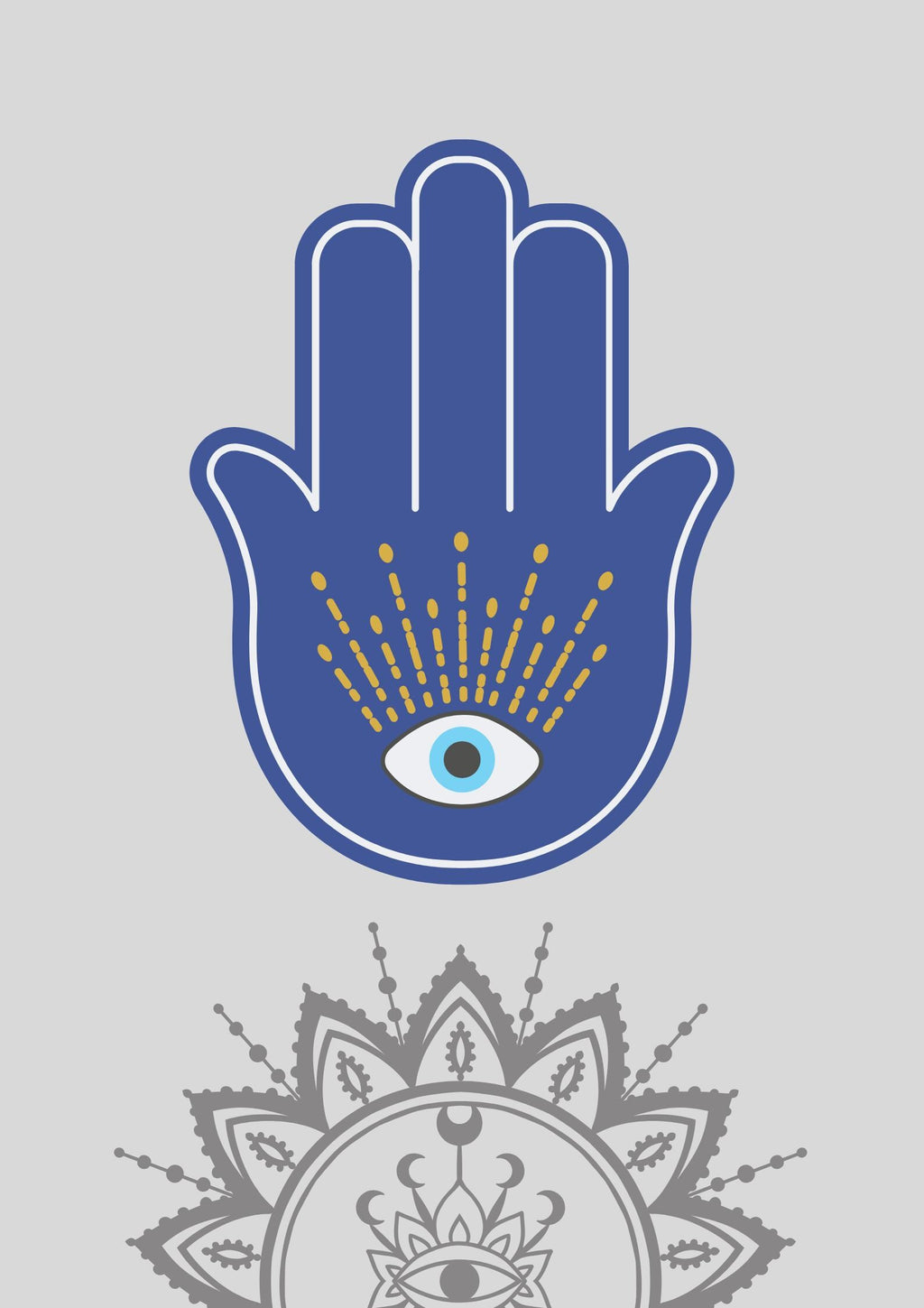 Mystic Evil Eye Wall Art Bundle – Printable Nazar Protection Posters | Boho Spiritual Gallery Set